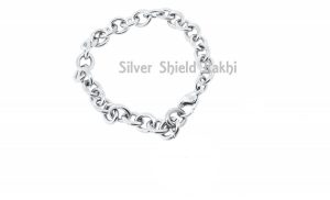 Silver Shield Rakhi